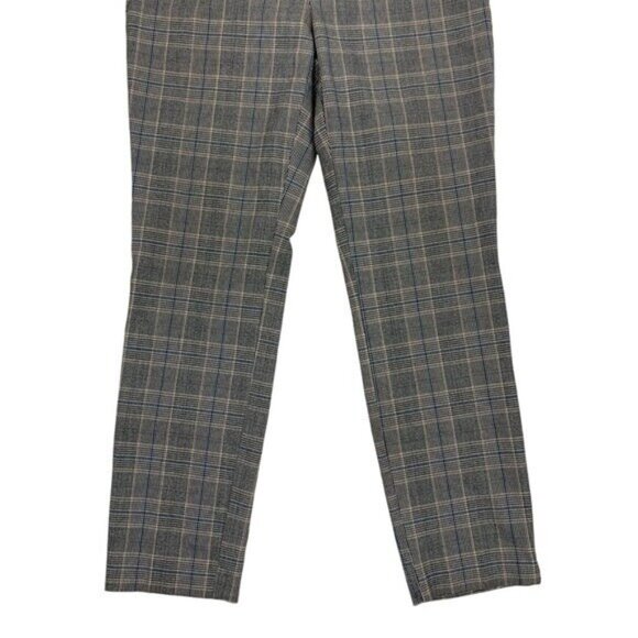 Zara Women Large Gray Career Pants Office Workwear Trousers Stretch - Picture 3 of 8